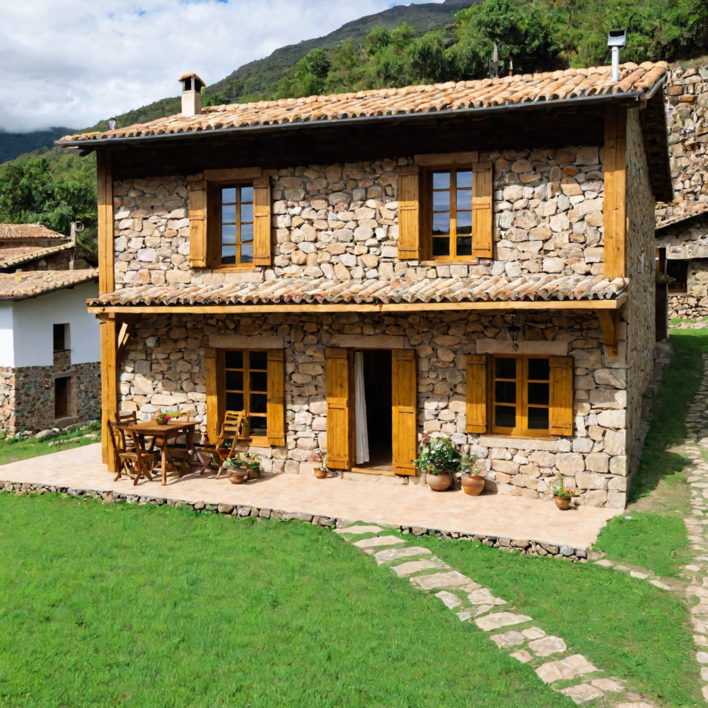 Casa rural en las montañas